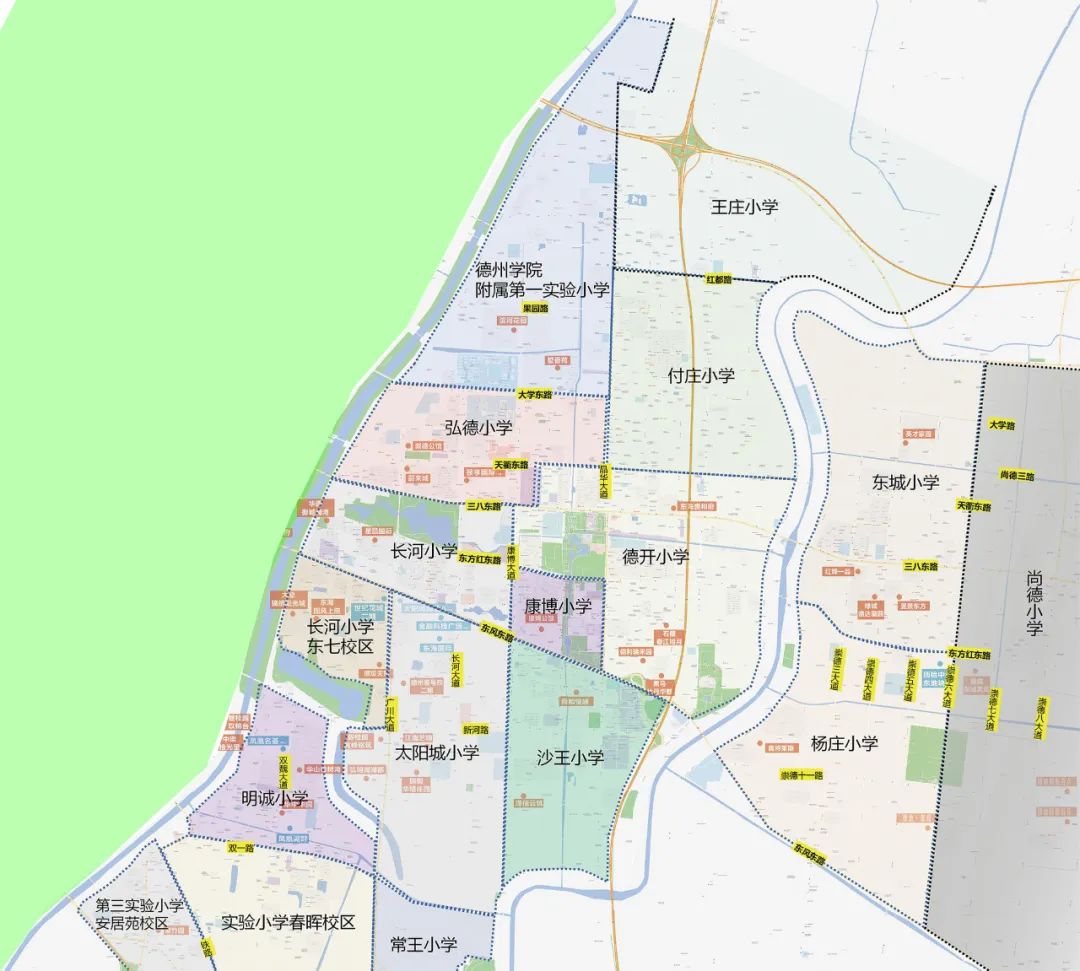 德州2023学区划分公布!附高清学区地图_德州楼市_德州楼市